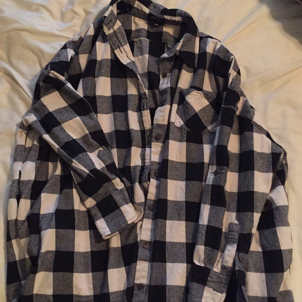 Plaid button up